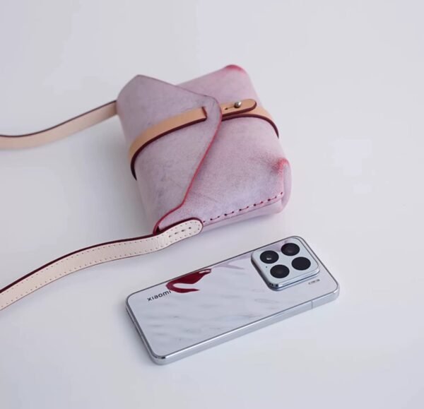 Handmade Vintage Top-Grain Leather Shoulder & Crossbody Bag for Women – Mini Phone Bag